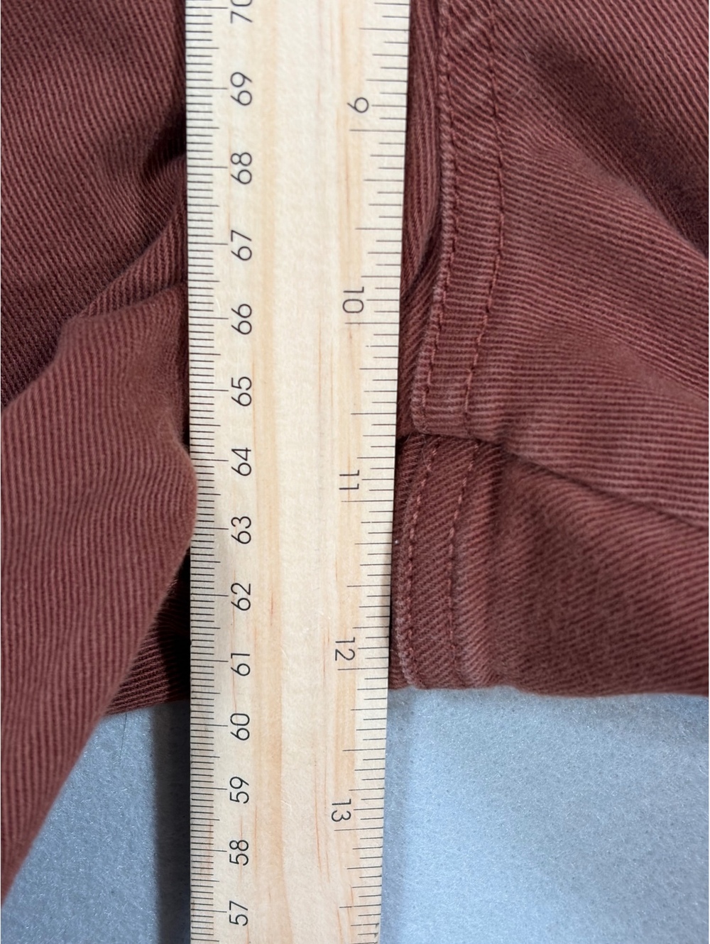 Everlane The Utility Barrel Pant Rosewood Rust Brown Size 4 Fall Viral High Rise - Picture 11 of 12
